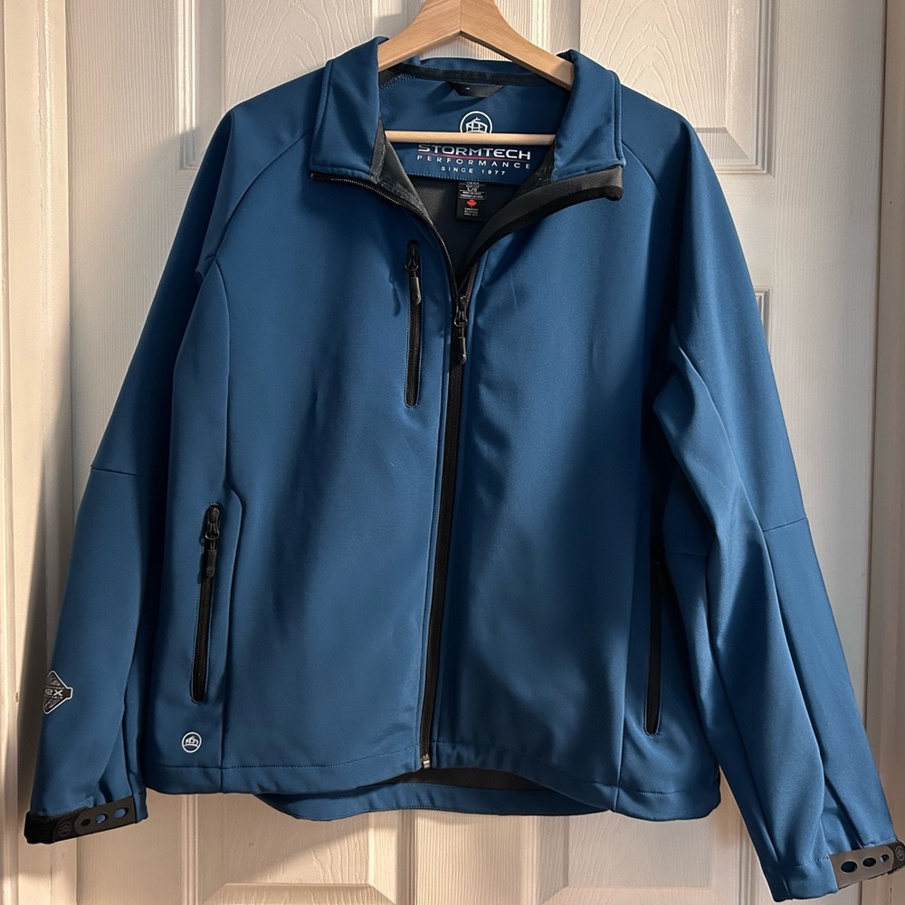 Soft Shell Jacket Waterproof Blue - image 1